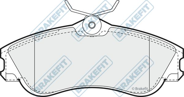 APEC BRAKING stabdžių trinkelių rinkinys, diskinis stabdys PD3126